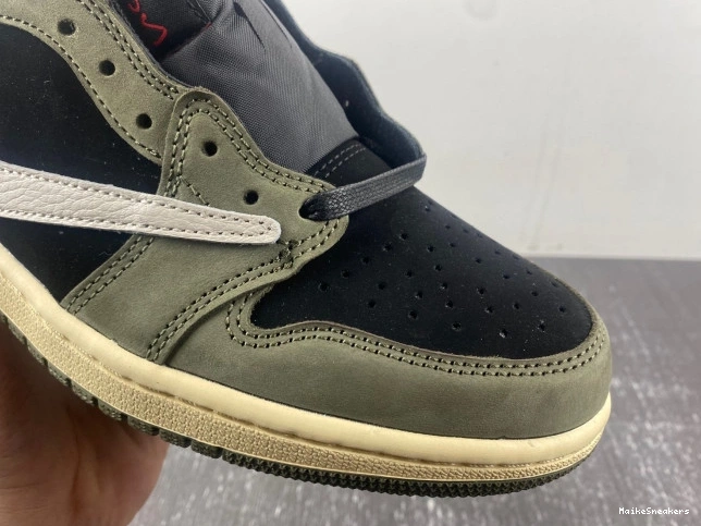 MaikeSneakers SP LOW X JORDAN AIR OG 'BLACK DM7866-002 OLIVE' TRAVIS SCOTT 1 0725